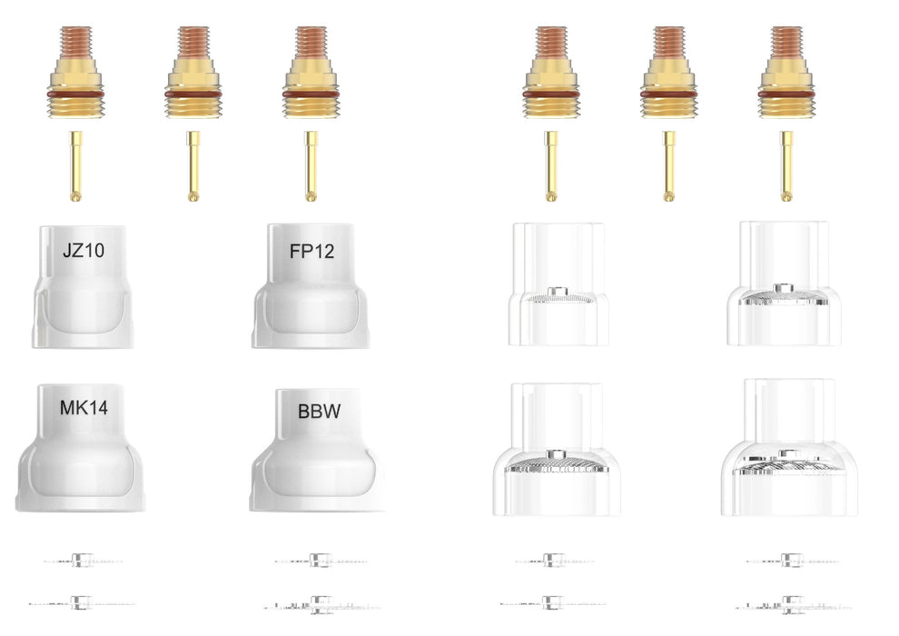 Tig Consumables Parker Frk Series Kit Suits 9/20 Style Torches