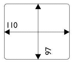 Cover Lens Outer 110x97x1.5 Suit Navitek / Weltek / Fabgear Pk Of 10