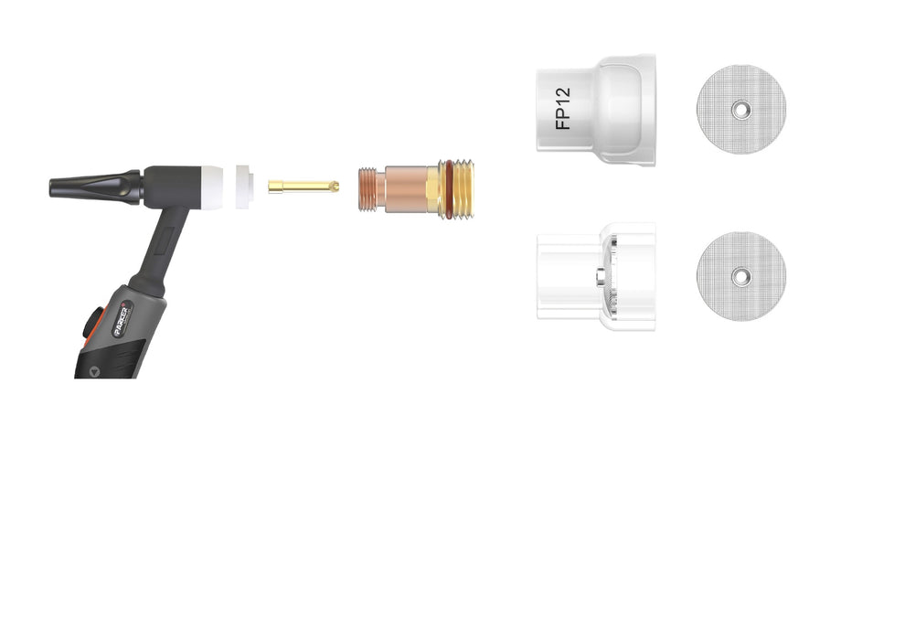 Tig Consumables Parker Frk Series Kit Suits 17/18/26 Style Torches