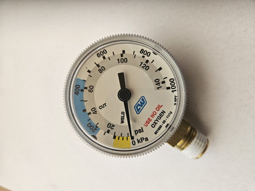 Regulator Gauge Oxygen 1000kpa Lp Outlet Pressure Cigweld Comet