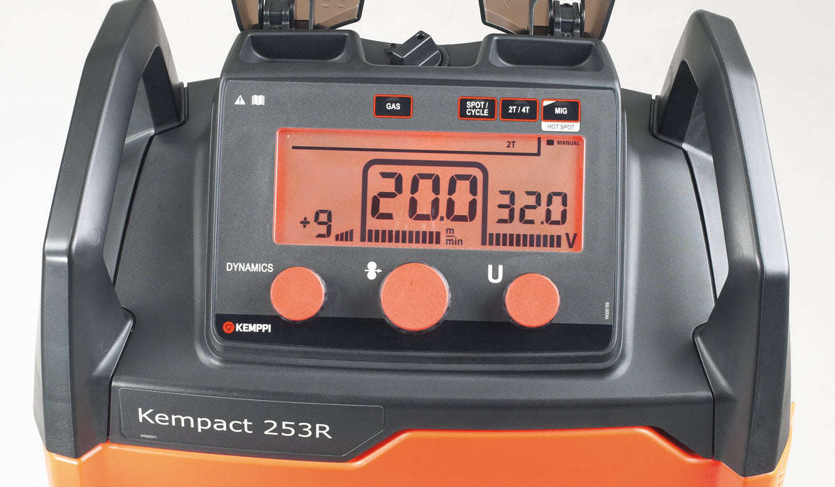 Kemppi Kempact Ra 323r Mig Welder Package 415v Lcd Regular Control Panel