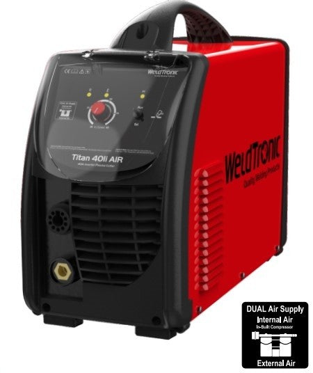 Plasma Cutter Weldtronic Titan 401i Air In-built Compressor 240v