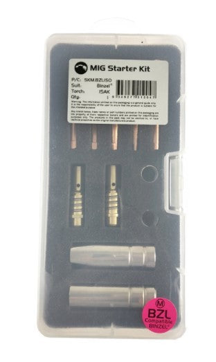 Mig Torch Consumables Starter Kit Suit Binzel Style Bz15