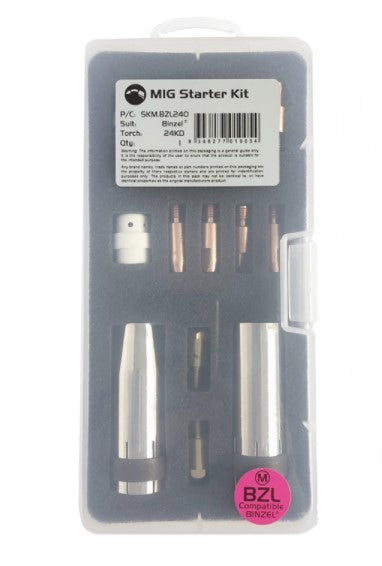 Mig Torch Consumables Starter Kit Suit Binzel Style Bz24