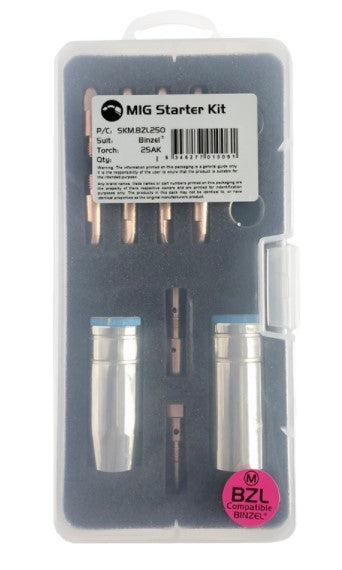 Mig Torch Consumables Starter Kit Suit Binzel Style Bz25