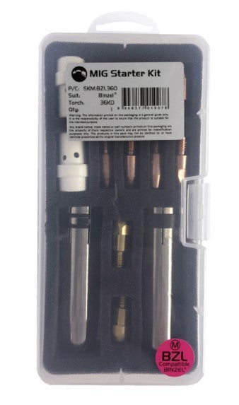 Mig Torch Consumables Starter Kit Suit Binzel Style Bz36